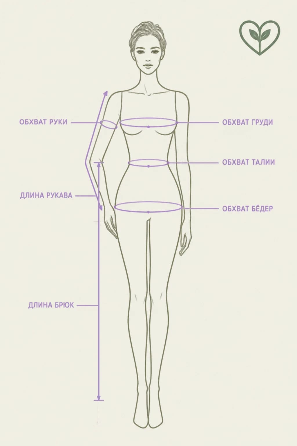 Схема замеров Soul Fabrics